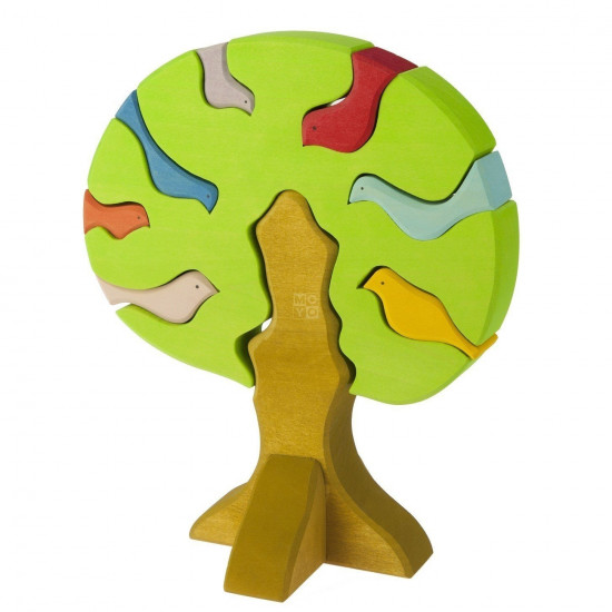 The designer wooden Nic the Tree with birds light (NIC523097) The designer wooden Nic the Tree with birds light (NIC523097)