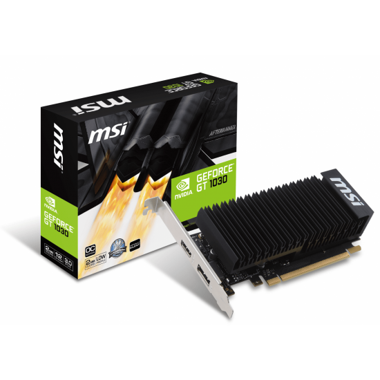 Video card MSI GeForce GT 1030 2GB of DDR3 Low Profile OC Silent (GF_GT_1030_2GH_LP_OC) Video card MSI GeForce GT 1030 2GB of DDR3 Low Profile OC Silent (GF_GT_1030_2GH_LP_OC)
