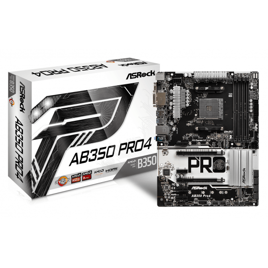 ASROCK AB350 PRO4 motherboard ASROCK AB350 PRO4 motherboard