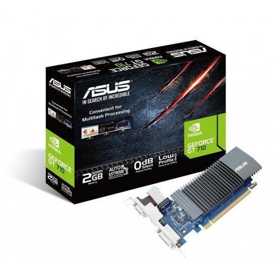 Video card of ASUS GeForce GT710 2GB DDR5 Silent (GT710-SL-2GD5-BRK) Video card of ASUS GeForce GT710 2GB DDR5 Silent (GT710-SL-2GD5-BRK)