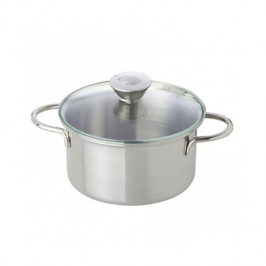 Game saucepan of Nic metal with a glass cover of 9 cm (NIC530305) Game saucepan of Nic metal with a glass cover of 9 cm (NIC530305)