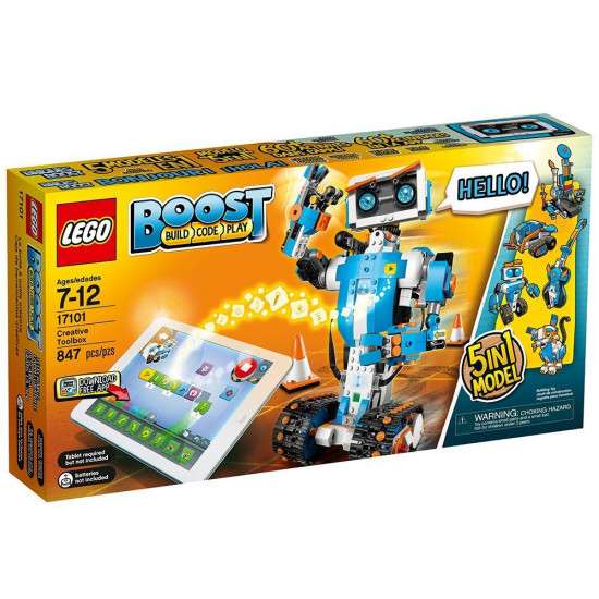 Конструктор LEGO Boost Набір для конструювання та програмування (17101) Конструктор LEGO Boost Набір для конструювання та програмування (17101)