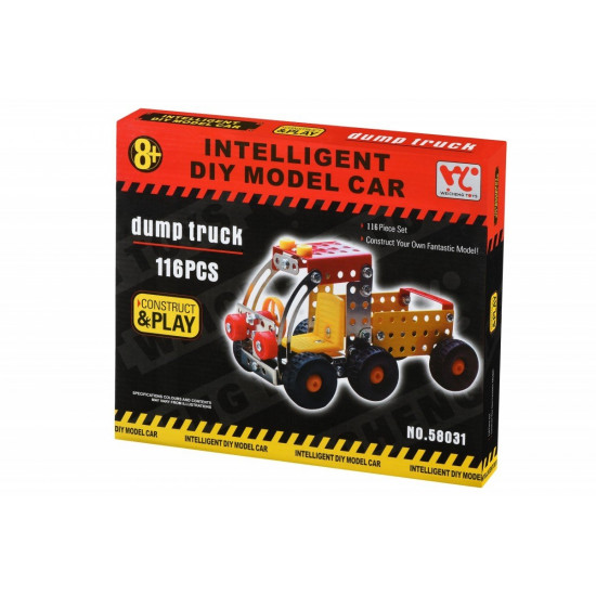 Конструктор металевий Same Toy Inteligent DIY Model Car Самоскид 116 елементів (58031Ut) Конструктор металевий Same Toy Inteligent DIY Model Car Самоскид 116 елементів (58031Ut)