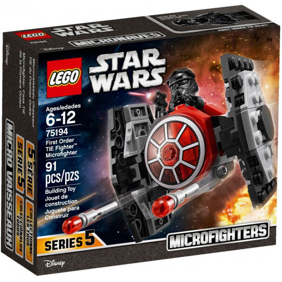 Конструктор LEGO Star Wars Микрофайтер Истребитель СИД Первого Ордена (75194) Конструктор LEGO Star Wars Микрофайтер Истребитель СИД Первого Ордена (75194)