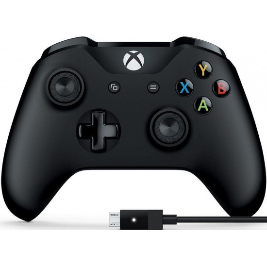 Аксессуар к приставкам Microsoft Джойстик Xbox One + Cable for WIN (4N6-00002) Аксессуар к приставкам Microsoft Джойстик Xbox One + Cable for WIN (4N6-00002)