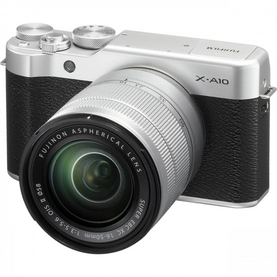 Camera FUJIFILM X-A10 + XC 16-50mm Silver (16534352) Camera FUJIFILM X-A10 + XC 16-50mm Silver (16534352)
