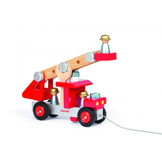 The game Janod set the Fire truck with tools (J06498) The game Janod set the Fire truck with tools (J06498)