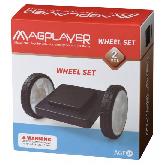 Конструктор Magplayer Платформа на колесах 2 ел. (MPB-2) Конструктор Magplayer Платформа на колесах 2 ел. (MPB-2)