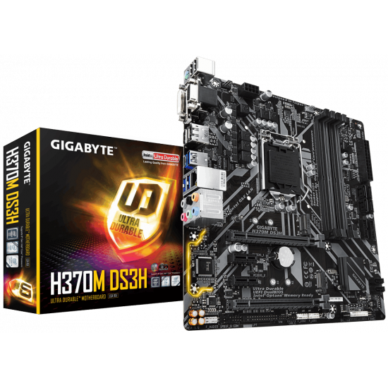Материнська плата GIGABYTE H370M DS3H Материнська плата GIGABYTE H370M DS3H