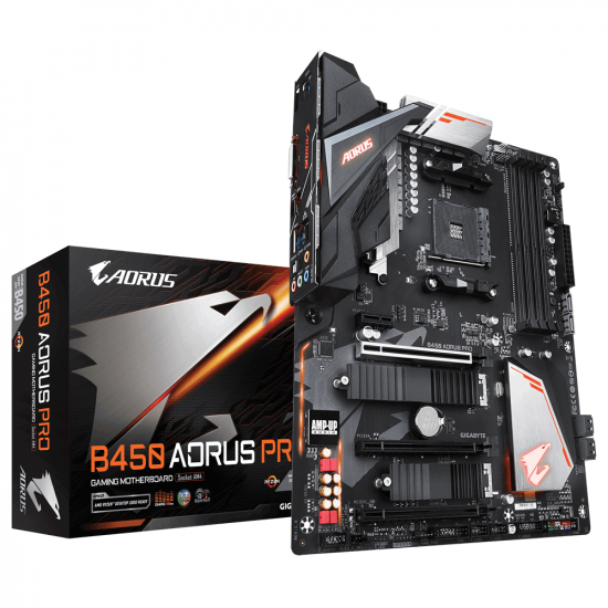 Материнcкая плата GIGABYTE B450 AORUS PRO Материнcкая плата GIGABYTE B450 AORUS PRO