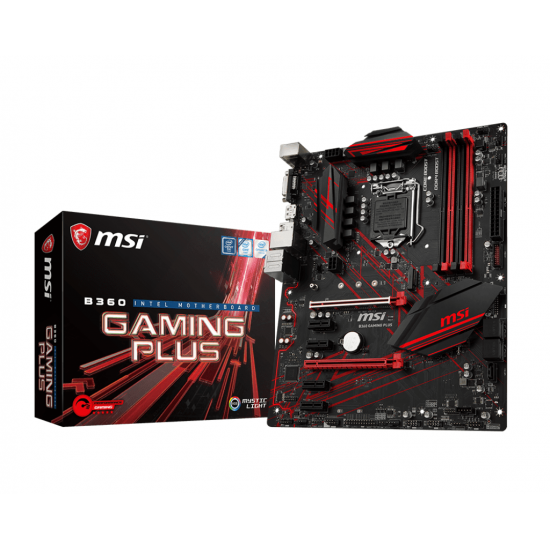 Материнcкая плата MSI B360 GAMING PLUS Материнcкая плата MSI B360 GAMING PLUS