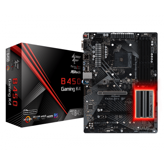 Материнська плата ASRock B450 GAMING K4 Материнська плата ASRock B450 GAMING K4