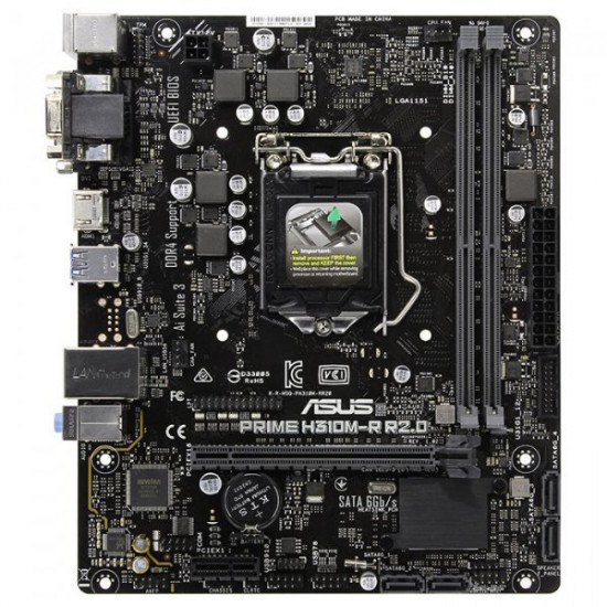 Материнська плата ASUS PRIME H310M-R R2.0 Материнська плата ASUS PRIME H310M-R R2.0