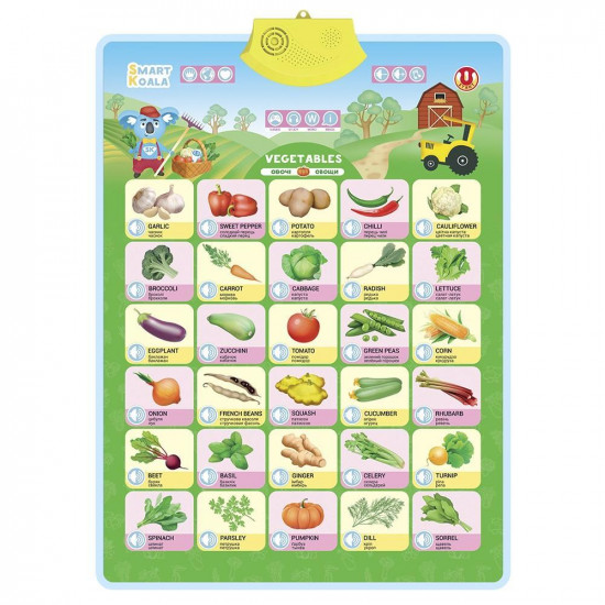 Audio poster interactive Smart Koala Vegetables (SKCIV2) Audio poster interactive Smart Koala Vegetables (SKCIV2)