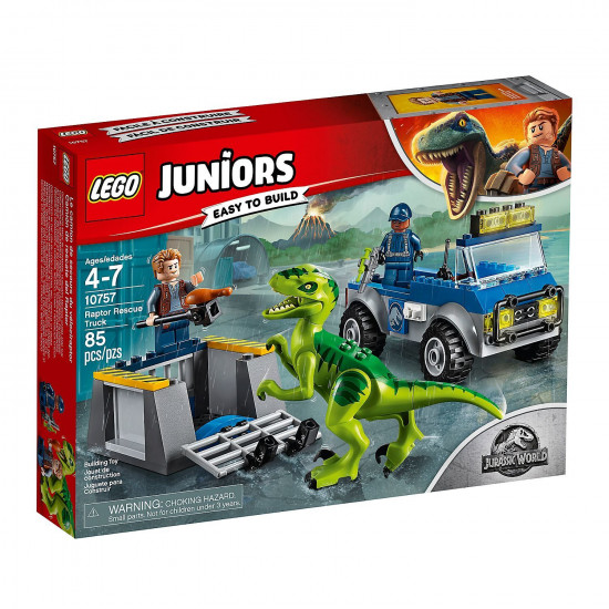 Конструктор LEGO Juniors Спасательный грузовик раптора (10757) Конструктор LEGO Juniors Спасательный грузовик раптора (10757)