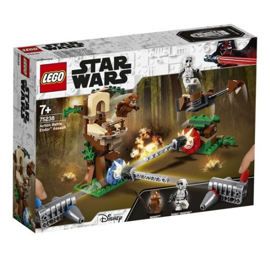 Конструктор LEGO Star Wars Бойові дії Напад на супутник Ендора (75238) Конструктор LEGO Star Wars Бойові дії Напад на супутник Ендора (75238)