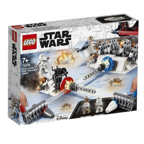 Конструктор LEGO Star Wars Бойові дії Атака на генератор планети Хот (75239) Конструктор LEGO Star Wars Бойові дії Атака на генератор планети Хот (75239)