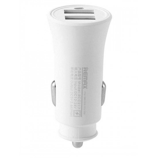 Remax Rocket 2xUSB 2.4A White car charger Remax Rocket 2xUSB 2.4A White car charger