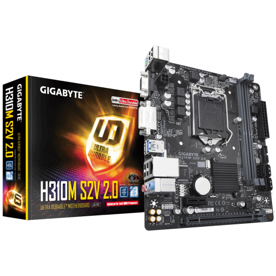 Материнська плата GIGABYTE H310M S2V 2.0 Материнська плата GIGABYTE H310M S2V 2.0