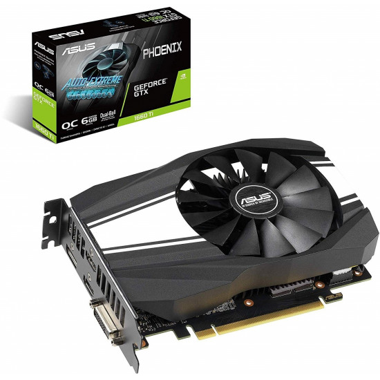 Відеокарта ASUS GeForce GTX 1660Ti 6GB GDDR6 OC (PH-GTX1660TI-O6G) Відеокарта ASUS GeForce GTX 1660Ti 6GB GDDR6 OC (PH-GTX1660TI-O6G)