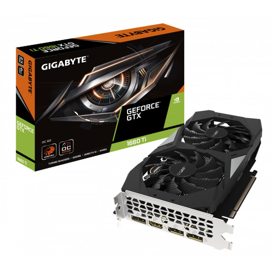 Video card GIGABYTE GeForce GTX1660TI 6GB GDDR6 OC (GV-N166TOC-6GD) Video card GIGABYTE GeForce GTX1660TI 6GB GDDR6 OC (GV-N166TOC-6GD)