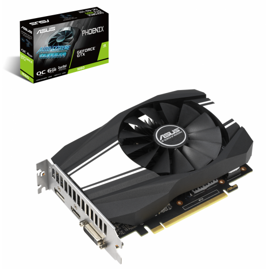 Відеокарта ASUS GeForce GTX1660 6GB GDDR6 (PH-GTX1660-O6G) Відеокарта ASUS GeForce GTX1660 6GB GDDR6 (PH-GTX1660-O6G)