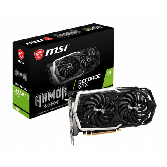 Video card MSI GeForce GTX1660 6GB GDDR5 ARMOR OC (GTX_1660_ARMOR_6G_OC) Video card MSI GeForce GTX1660 6GB GDDR5 ARMOR OC (GTX_1660_ARMOR_6G_OC)