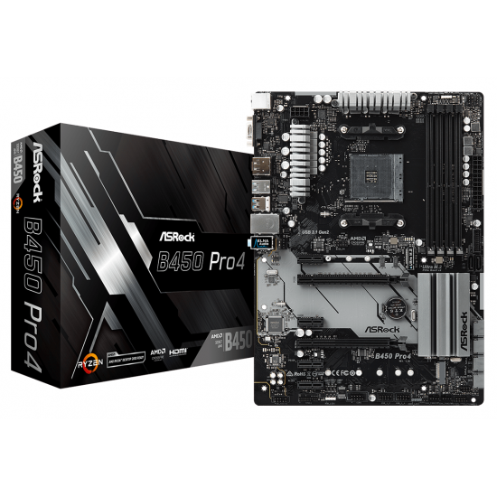 ASRock B450 PRO4 motherboard ASRock B450 PRO4 motherboard