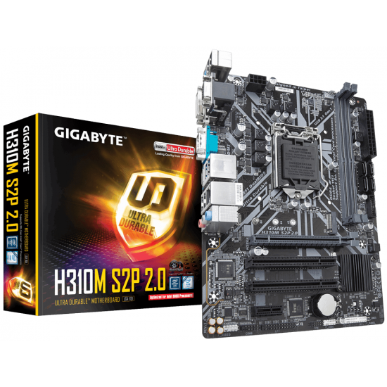 Материнcкая плата GIGABYTE H310M S2P 2.0 Материнcкая плата GIGABYTE H310M S2P 2.0