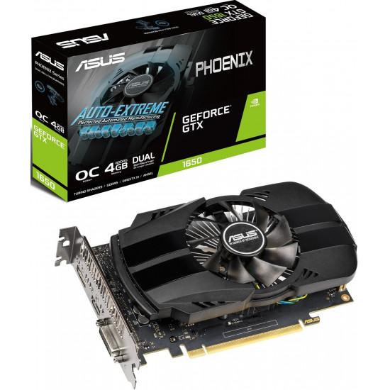 Відеокарта ASUS GeForce GTX1650 4GB DDR5 OC (PH-GTX1650-O4G) Відеокарта ASUS GeForce GTX1650 4GB DDR5 OC (PH-GTX1650-O4G)