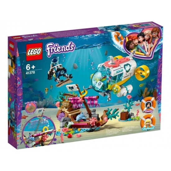 Конструктор LEGO Friends Миссия по спасению дельфинов (41378) Конструктор LEGO Friends Миссия по спасению дельфинов (41378)