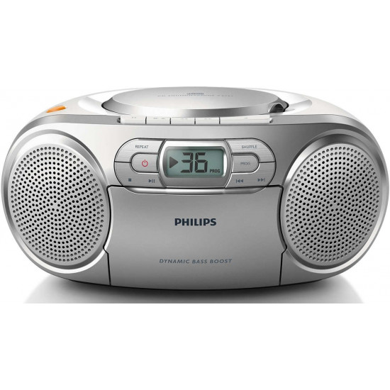 Philips AZ127 Silver radio tape recorder (AZ127/12) Philips AZ127 Silver radio tape recorder (AZ127/12)