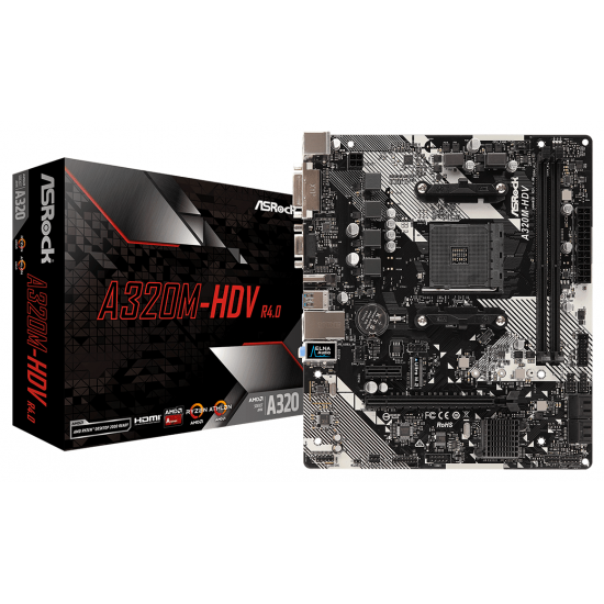 ASRock A320M-HDV R4.0 motherboard ASRock A320M-HDV R4.0 motherboard
