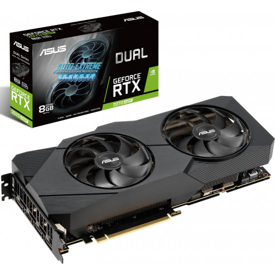 Відеокарта ASUS GeForce RTX2070 SUPER 8GB GDDR6 DUAL EVO OC (DUAL-RTX2070S-O8G-EVO) Відеокарта ASUS GeForce RTX2070 SUPER 8GB GDDR6 DUAL EVO OC (DUAL-RTX2070S-O8G-EVO)