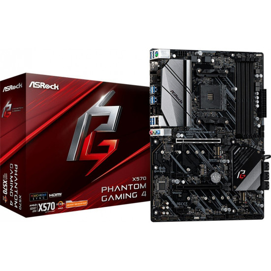 Материнська плата ASRock X570 Phantom Gaming Материнська плата ASRock X570 Phantom Gaming