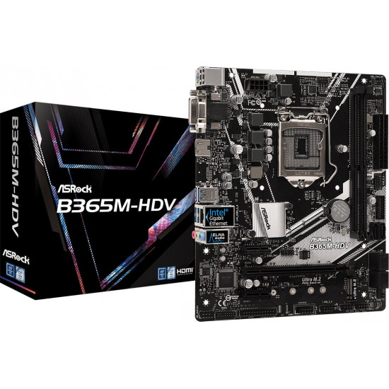 ASRock B365M-HDV motherboard ASRock B365M-HDV motherboard