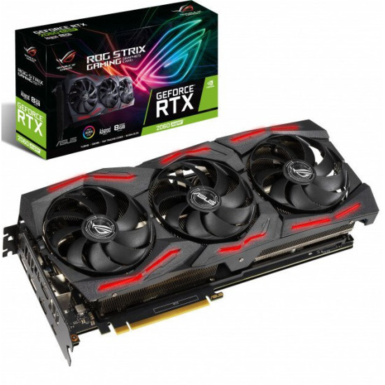 Відеокарта ASUS GeForce RTX2060 SUPER 8GB GDDR6 GAMING STRIX EVO (STRIX-RTX2060S-8G-EVO-G) Відеокарта ASUS GeForce RTX2060 SUPER 8GB GDDR6 GAMING STRIX EVO (STRIX-RTX2060S-8G-EVO-G)