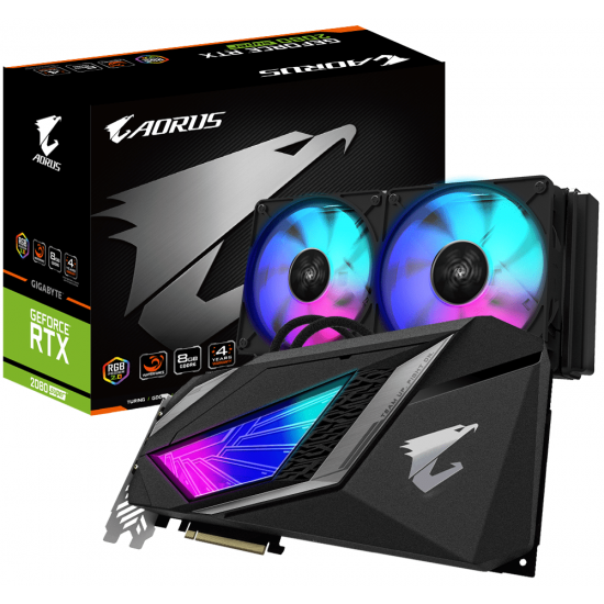 Video card GIGABYTE AORUS GeForce RTX 2080 SUPER WATERFORCE 8G AORUS (GV-N208SAORUS_W-8GC) Video card GIGABYTE AORUS GeForce RTX 2080 SUPER WATERFORCE 8G AORUS (GV-N208SAORUS_W-8GC)