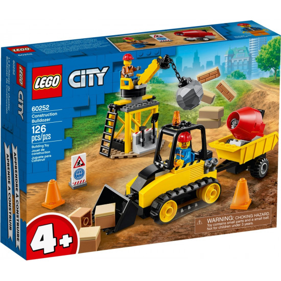 Конструктор LEGO City Строительный бульдозер (60252) Конструктор LEGO City Строительный бульдозер (60252)