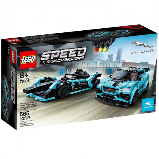 Конструктор LEGO Speed Champions Formula E Panasonic Jaguar Racing GEN2 car & Jaguar I-PACE eTROPHY (76898) Конструктор LEGO Speed Champions Formula E Panasonic Jaguar Racing GEN2 car & Jaguar I-PACE eTROPHY (76898)