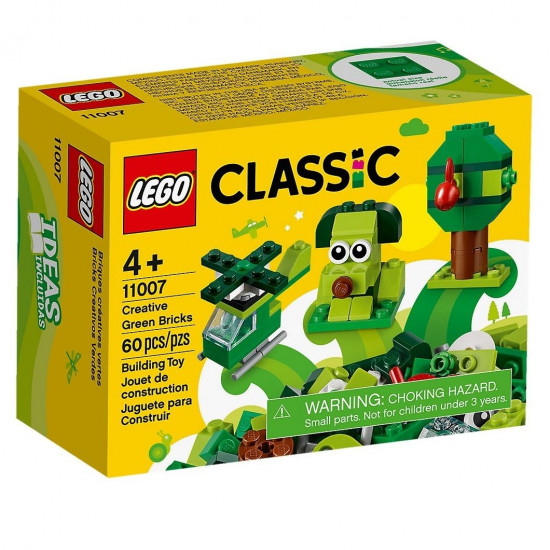 Конструктор LEGO Classic Набір для конструювання зелений (11007) Конструктор LEGO Classic Набір для конструювання зелений (11007)