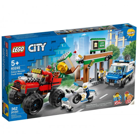 Конструктор LEGO City Пограбування поліцейського монстр-траку (60245 L) Конструктор LEGO City Пограбування поліцейського монстр-траку (60245 L)
