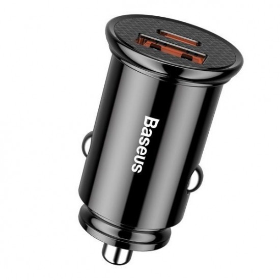 Automobile memory Baseus Circular Plastic USB, Type-C PD3.0, QC4.0, black Automobile memory Baseus Circular Plastic USB, Type-C PD3.0, QC4.0, black
