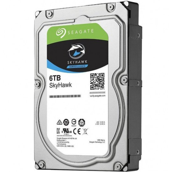 Твердий диск внутрішній Seagate 3.5 SATA 3.0 6TB 5400 256MB SkyHawk (ST6000VX001) Твердий диск внутрішній Seagate 3.5 SATA 3.0 6TB 5400 256MB SkyHawk (ST6000VX001)