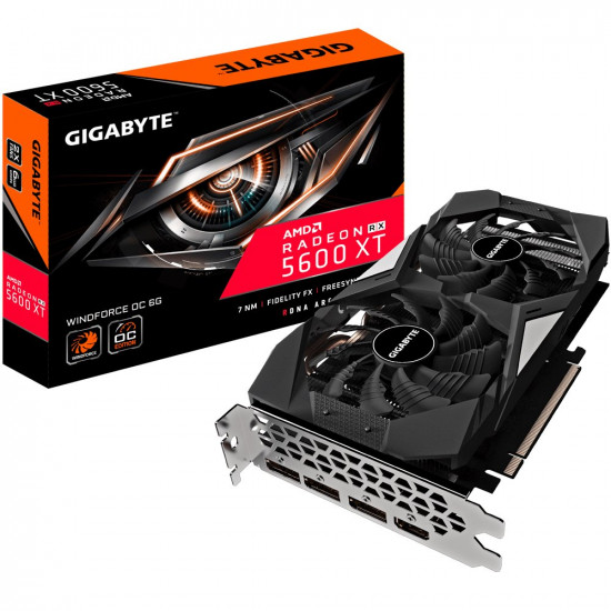 Video card Gigabyte Radeon RX 5600 XT WINDFORCE OC (GV-R56XTWF2OC-6GD) Video card Gigabyte Radeon RX 5600 XT WINDFORCE OC (GV-R56XTWF2OC-6GD)