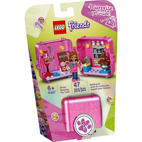 Конструктор LEGO Friends Игровой куб: Оливия на шопинге (41407) Конструктор LEGO Friends Игровой куб: Оливия на шопинге (41407)