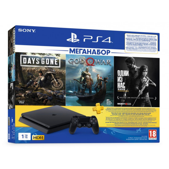 Ігрова приставка SONY PlayStation 4 Slim 1Tb Days Gone + God Of War + The Last of Us + PSPlus 3M) (9382102) </span> </h2> <h2> PlayStation 4 Slim 1Tb </h2> <p> PlayStation 4 Slim 1Tb - вдосконалена тонка ігрова консоль з значним запасом постійної пам'яті Ігрова приставка SONY PlayStation 4 Slim 1Tb Days Gone + God Of War + The Last of Us + PSPlus 3M) (9382102) </span> </h2> <h2> PlayStation 4 Slim 1Tb </h2> <p> PlayStation 4 Slim 1Tb - вдосконалена тонка ігрова консоль з значним запасом постійної пам'яті