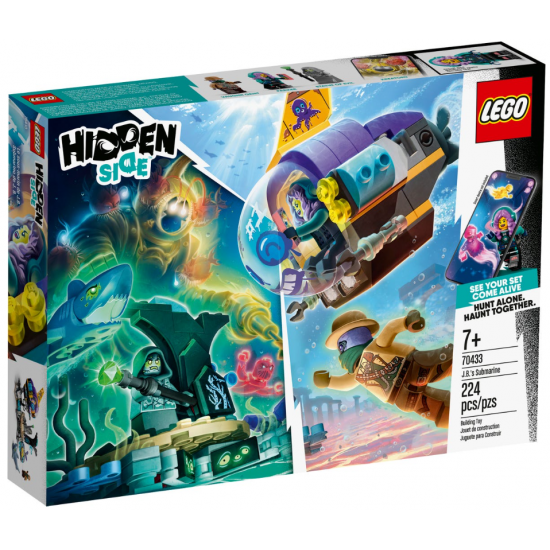 Конструктор LEGO Hidden Side Подводная лодка Джей-Би (70433) Конструктор LEGO Hidden Side Подводная лодка Джей-Би (70433)