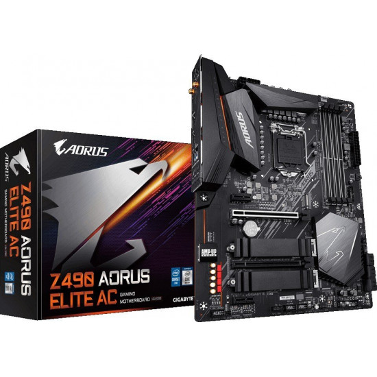 Материнська плата GIGABYTE Z490 AORUS ELITE AC (Z490_AORUS_ELITE_AC) Материнська плата GIGABYTE Z490 AORUS ELITE AC (Z490_AORUS_ELITE_AC)