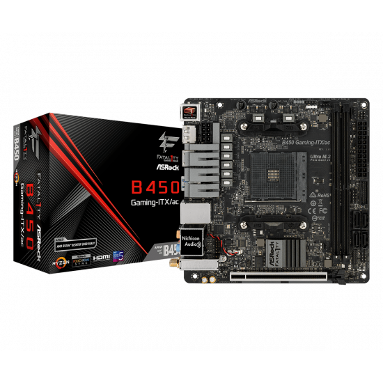 Материнська плата ASRock B450 GAMING-ITX/AC Материнська плата ASRock B450 GAMING-ITX/AC